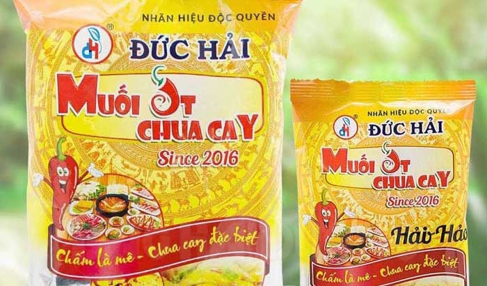 Special tastes of Duc Hai hot and sour chili salt